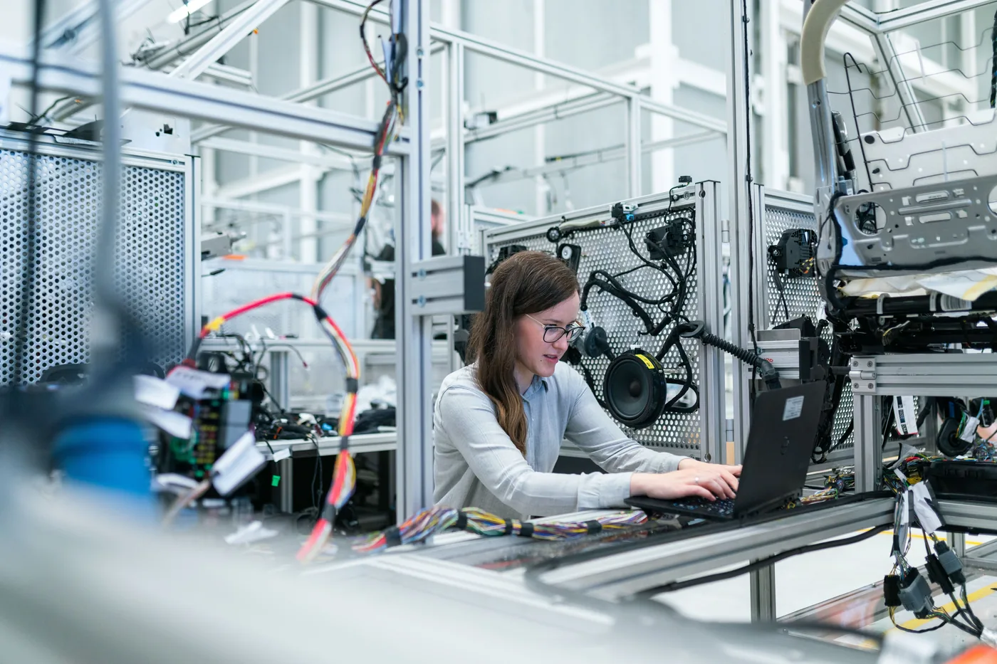 Serverruimte — technische werkruimte met computers en hardware